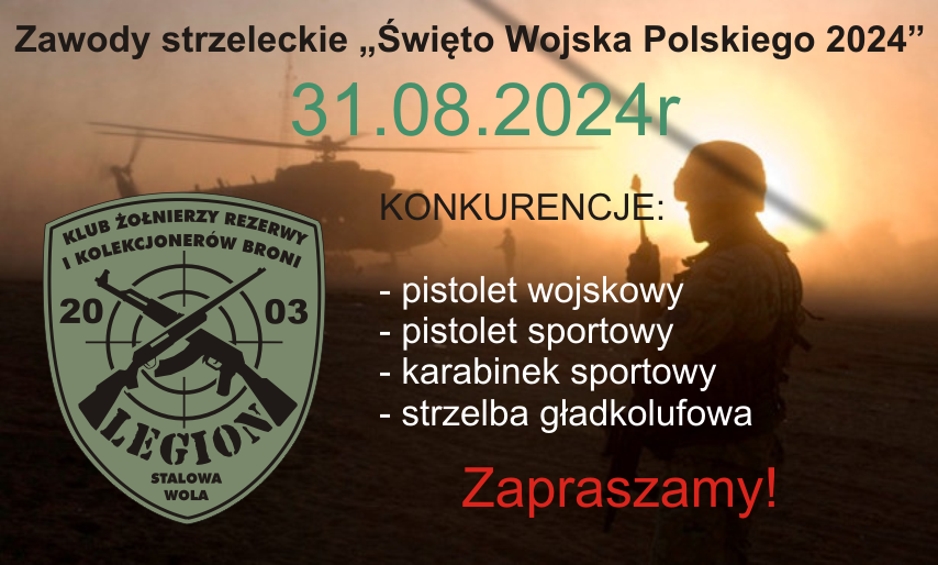 Zawody strzeleckie "Święto Wojska Polskiego 2024"